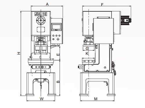 JDA Servo C- Frame Press